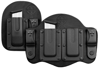 Tuckable IWB Concealed Carry Magazine Carrier - Black Cowhide